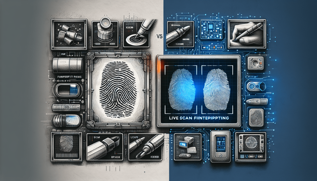 What Are The Differences Between Ink Fingerprinting And Live Scan Fingerprinting?